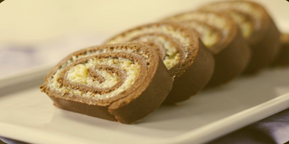 Receita de Rocambole de Café com Coco
