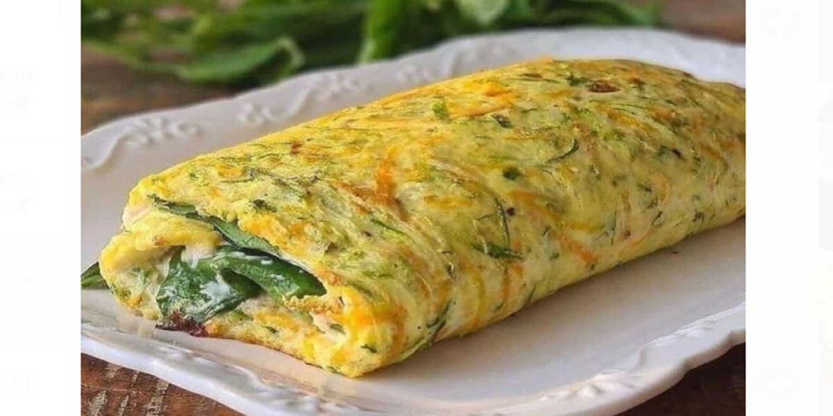 Receita de Rocambole de Abobrinha⁣