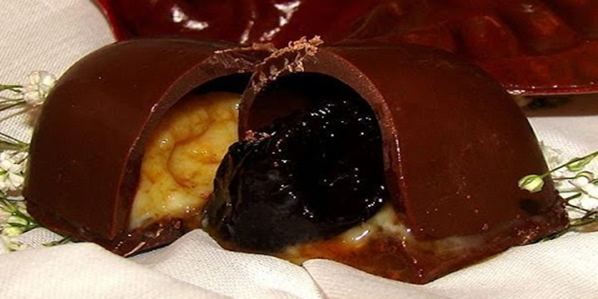 Receita bombons de ameixas e nozes