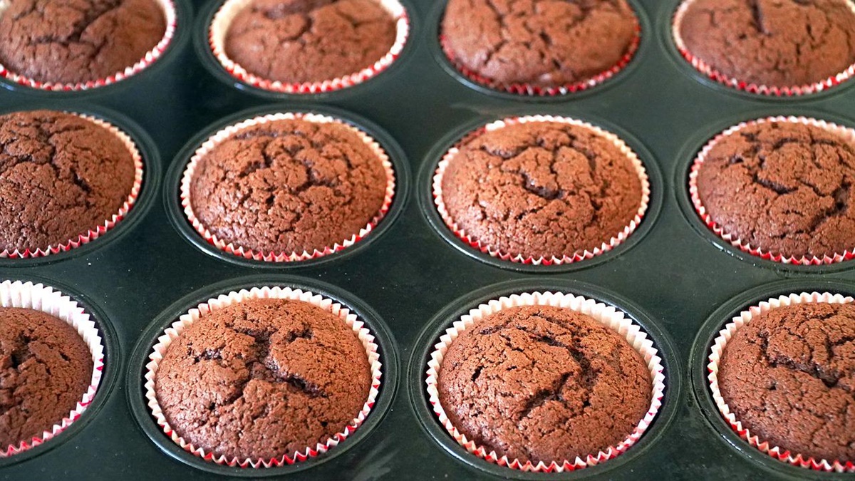 muffins de chocolate