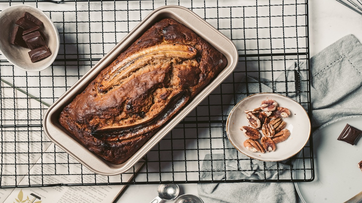 Pão de banana fit