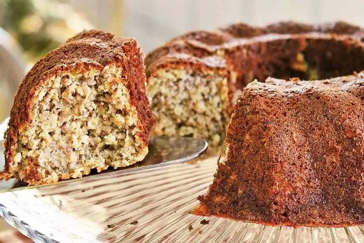 Bolo de Cenoura com Aveia FIT