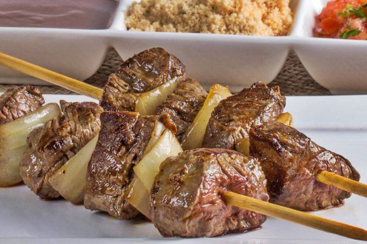 Espetinho de Carne na Airfryer