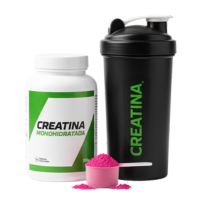 Creatina Monohidratada e Shaker